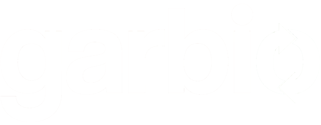 Garbio logo white